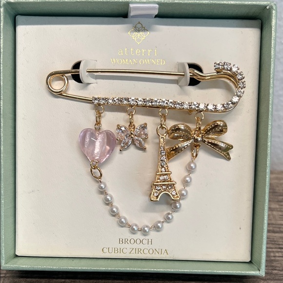Atterri | Paris Motif Brooch ✨ - Picture 1 of 7